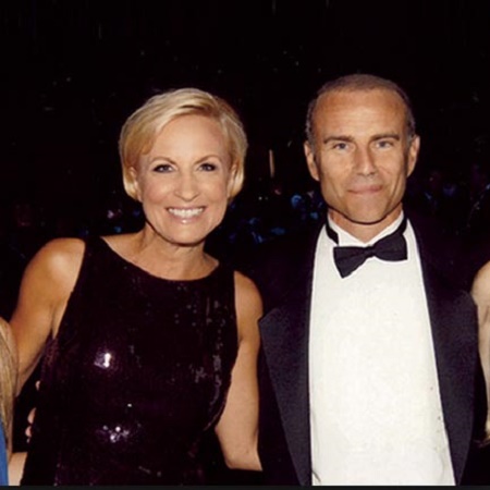 Mika Brzezinski with her ex-husband, Jim Hoffer